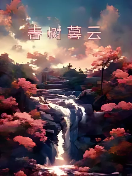 Spring Trees and Sunset Clouds cover