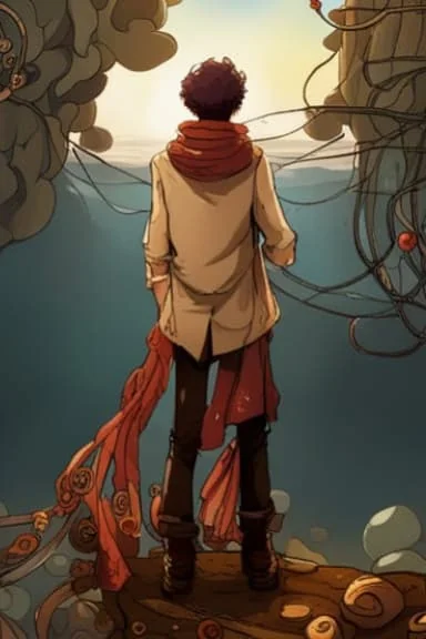 Sudowrite: Trashscarf and the Mustache cover