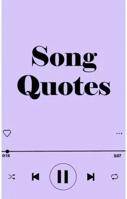 Song Quotes cover