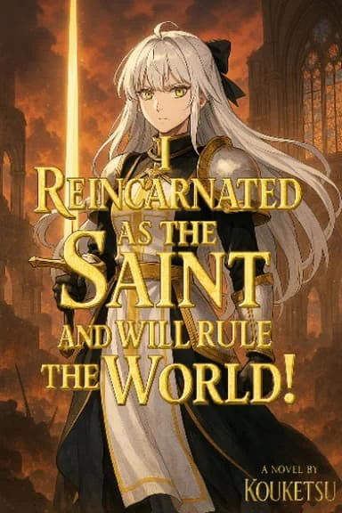I reincarnated in another world as the Saint and I will Rule the World cover
