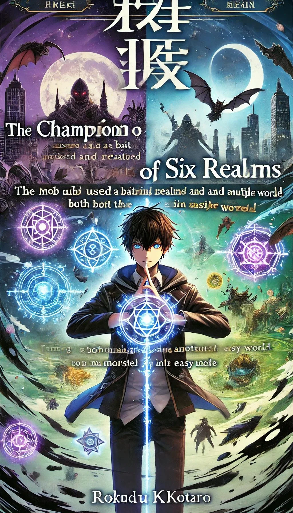 The Champion of Six Realms – The Mob Used as Bait and Betrayed, Actually Awakened Multiple Statuses, Turning Both the Monster-Infested Reality and Ano cover