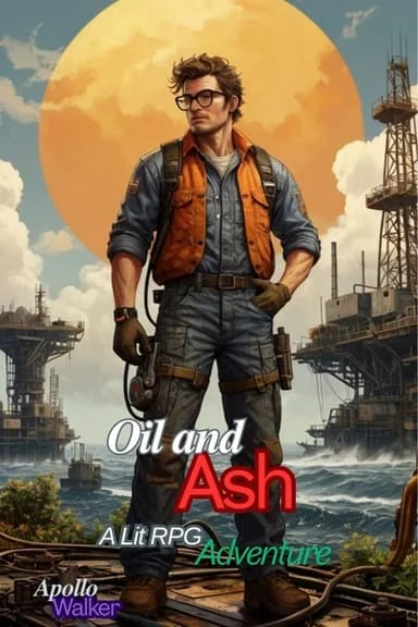 Oil and Ash (A LitRpg Adventure) cover