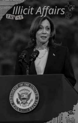 Illicit Affairs // Kamala Harris × female reader cover