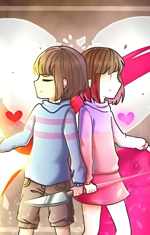 Betty x Frisk: Glitchy Apocalypse cover