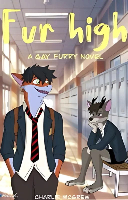 Fur high - a gay furry high school novel cover